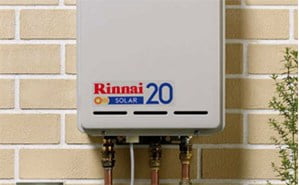 Rinnai 20 gas booster for solar hot water